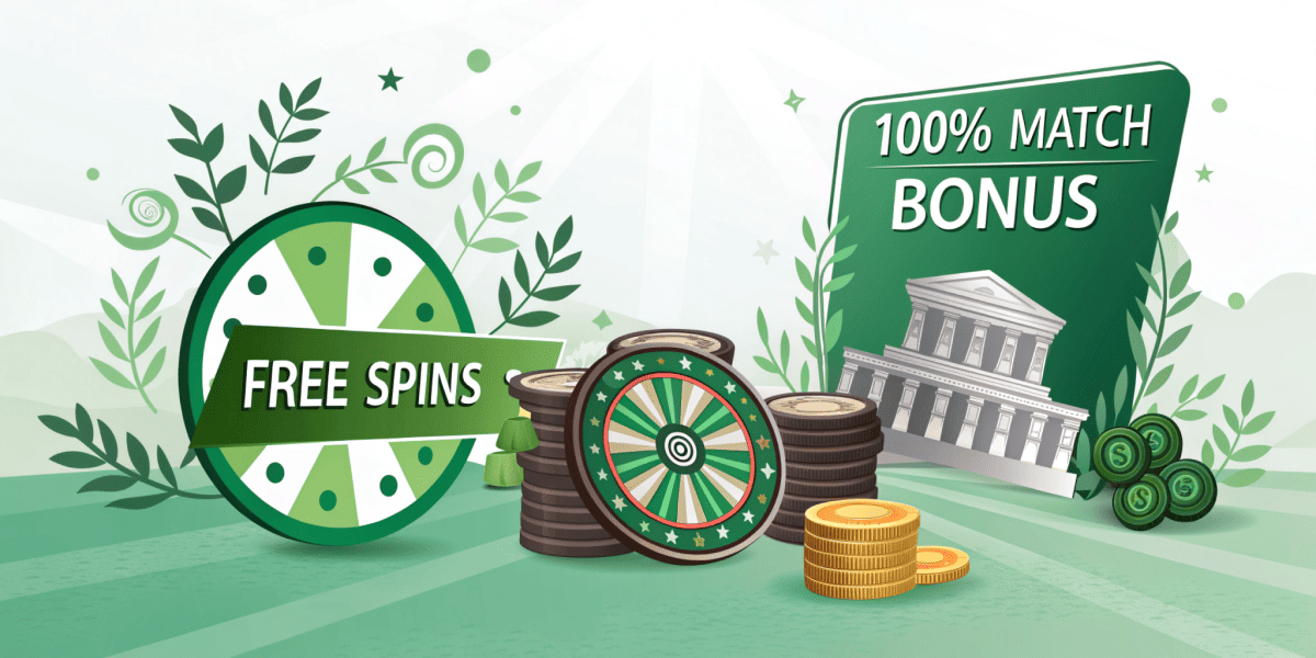 No deposit bonuses, welcome bonuses, and others in Greek casinos